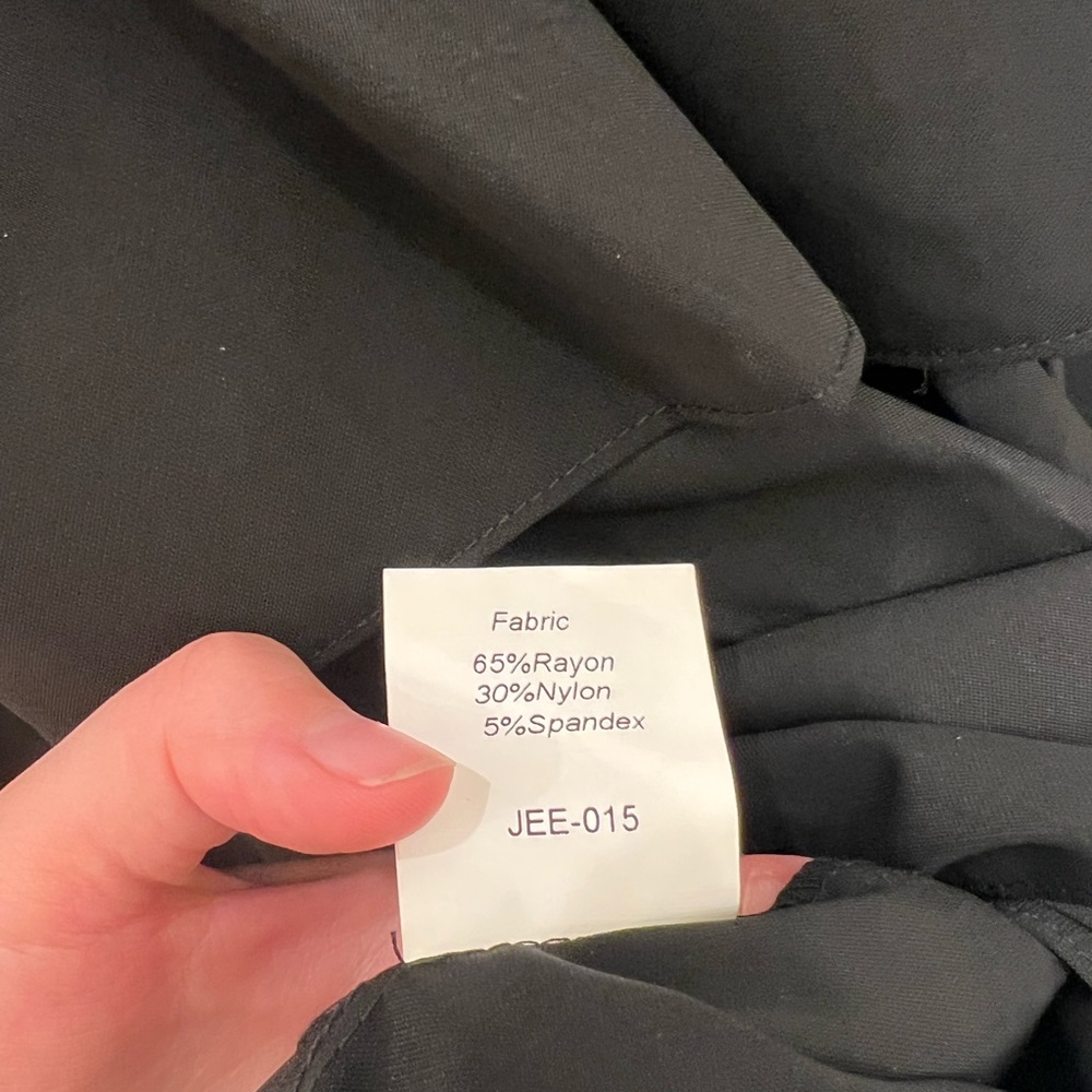 BRAND NEW!! Jessakae Paris black layered ruffle midi dress - Picture 10 of 13
